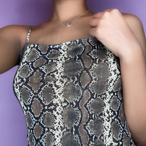 💕🎉HP💕🎉Fashion Nova Snake Skin Dress - Picture 2 of 3